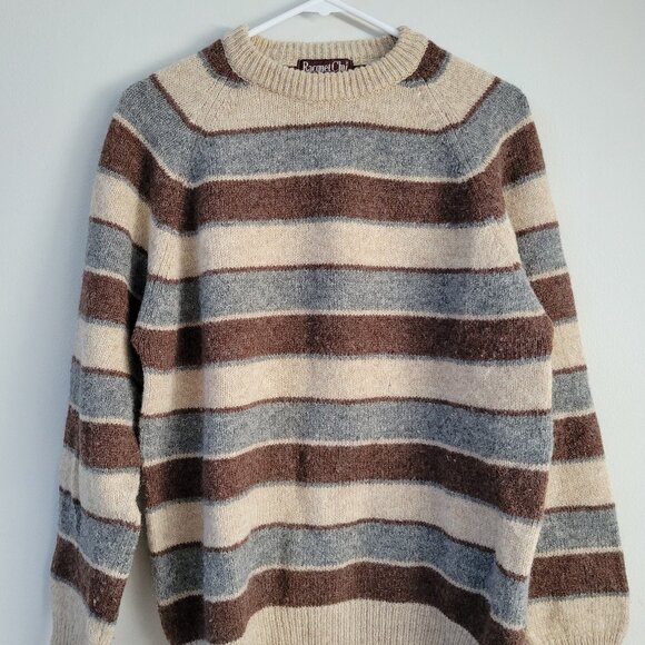 Racquet Club Sweaters - Racquet Club 100% Wool Pullover Sweater Size M